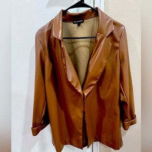 Leather jacket- brown